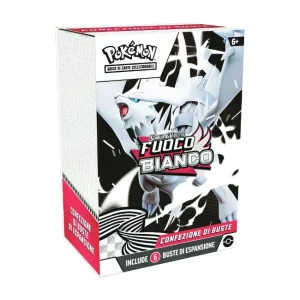 POKEMON CONFEZIONE DA 6 BUSTE DI ESPANSIONE FUOCO BIANCO