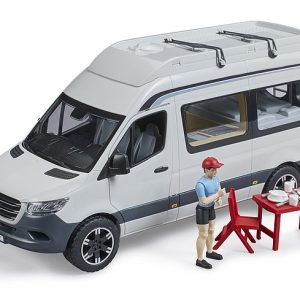 BRUDER 02672 MB SPRINTER CAMPER CON CONDUCENTE