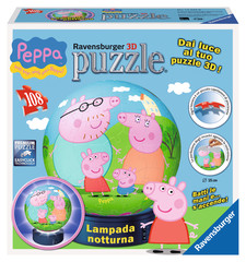Lampada Peppa Pig Puzzle 3D