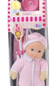 BAMBOLINA – BAMBOLA 34CM CON PASSEGGINO