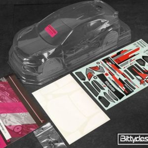Bittydesign Carrozzeria HC-F 190mm 1/10 per telai FWD cod.bdfwd-hcf