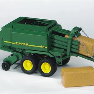BRUDER 02017 JOHN DEERE RIMORCHIO PRESSA PER BALLE