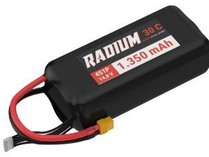 LiPo RADIUM 14,8v 1350mAh 30C 4s1p SPINA XT60 cod.cndaz-8021