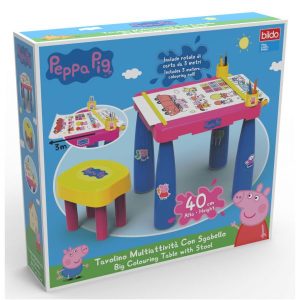PEPPA PIG_TAVOLINO MULTIATTIVITÀ C/SGABELLO