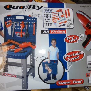 Banco da lavoro Quality con accessori e trapano elettrico cod.96497