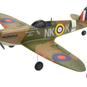 Mini Spitfire MK II mimetico 450mm completo di tutto con 2 LiPo cod.ez-026