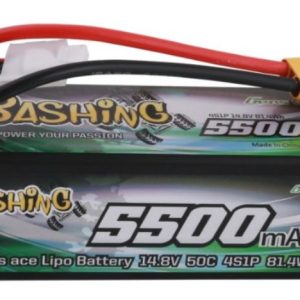 LiPo Bashing 14,8v 5500mAh 50C Gens Ace XT90 Hardcase cod.GENB50C55004S