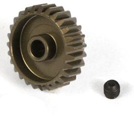 PIGNONE MODULO 48 CON 27 DENTI IN ALLUMINIO 7075 RINFORZATO cod.gpedmg-48027