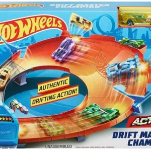 HOT WHEELS_DRIFT MASTER CHAMPION ACTION TRACK SET_MATTEL