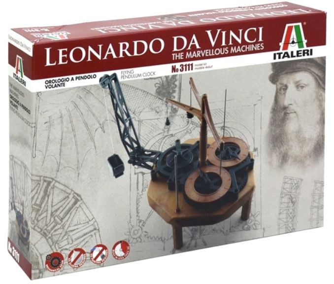 Italeri OROLOGIO A PENDOLO VOLANTE LEONARDO DA VINCI cod.3111 - immagine 2