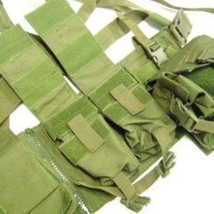GILET TATTICO PETTORALE VERDE ACU VEST OD 900D cod.JOL-VT2013V