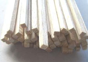 LISTELLI BALSA mm 4×4 1pz m85803