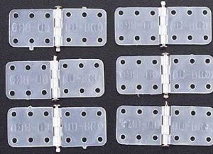 DUBRO 118 cerniere in nylon 11x28mm 6pz cod.118