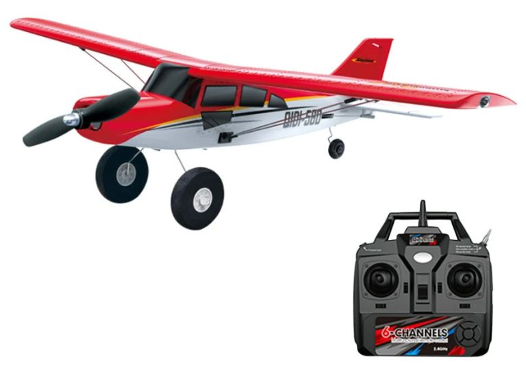 Piper Sport Cub rosso 510mm con luci montato brushless e radio cod.18074 - immagine 2