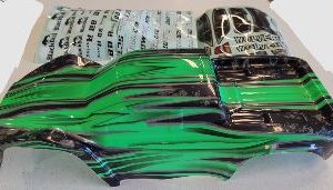 Carrozzeria MT verniciata Verde 1/10 Monster Truck  cod.60196
