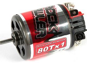 Robitronic MOTORE PER ROCK CRAWLER 80T A SPAZZOLE cod.r03101