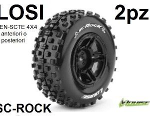 Losi GOMME short course SC-ROCK LOSI TEN-SCTE 4X4 1/10 2pz ANTERIORI O POSTERIORI cod.SULRT3229SBM