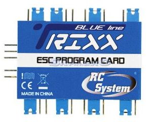 PROGRAM CARD TRIXX BLUE LINE