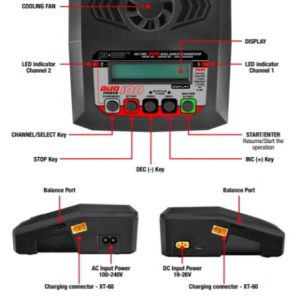 Rc Plus Caricabatterie RC Plus Power Duo 100W due uscite cod.rc-cha-213