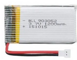 Batteria LiPo 3,7v 1200mAh spina Molex per Syma/Walkera cod.symx5sc-bat