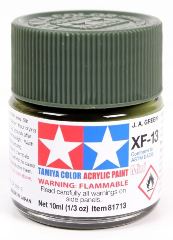 Tamiya Colore acrilico XF-13 J.a. Green 1pz da 10ml opaco cod.81713