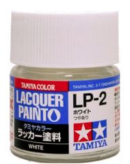Tamiya LP-2 WHITE 1pz bottiglietta colore a smalto 82102