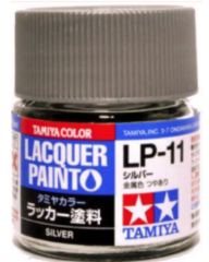 Tamiya LP-11 SILVER 1pz bottiglietta colore a smalto lp-11 cod.82111
