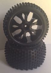 RACE GOMME ANTERIORI BUGGY 1/10 INCOLLATE SU CERCHIO