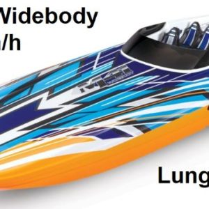 Traxxas M41 DCB catamarano arancio/blu 1mt montato con radio oltre 80km/h TXX57046-4