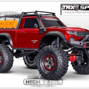 Traxxas TRX4 Sport High Trail Edition rossa 1/10 montata cod.82044red