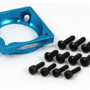 Yeahracing ADATTATORE VENTOLE DA 30mm BLU SU REGOLATORE DA 25mm
