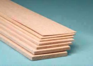 Tavola di balsa prima scelta 5x100x1000