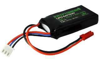 Kryptonium LiPo 7,4v 650mAh SPINA BEC 30C - immagine 2