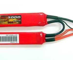 Billowy batteria 7.4v 2000mah sdoppiata 20c