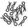 Robitronic body clips 8mm black10pz