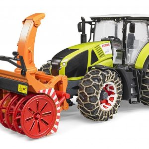 BRUDER TRATTORE CLAAS AXION CON FRESA NEVE