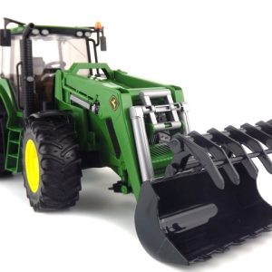 Bruder trattore John Deere con benna