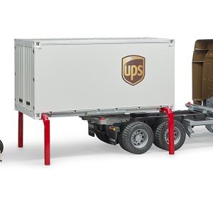 Bruder SCANIA R-SERIES CAMION UPS PORTACONTAINER CON MULETTO cod.03581