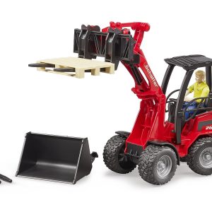 Bruder Schäffer 2630 pala gommata compatta con personaggio e accessori cod.02191