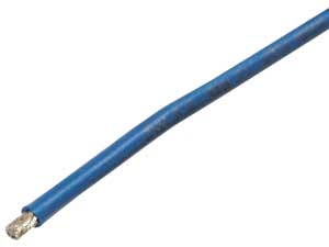 Robitronic cavo in silicone 4mm 1metro blu cod.rs503bl