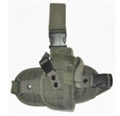 Fondina cosciale per pistola in cordura verde cod.ttjy-06559ver