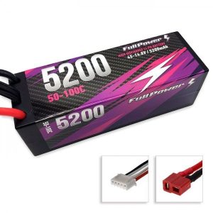 FULLPOWER Batteria Lipo 4S 5200mAh 50/100C HARDCASE – DEANS cod.448725