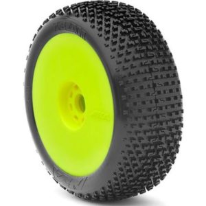 Aka GOMME I-BEAM SOFT 2pz EVO 1/8 buggy montate cerchio giallo cod.14001sry