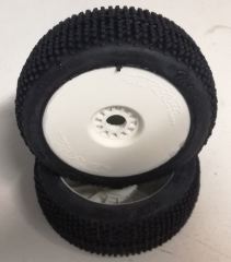 Hotrace GOMME + CERCHI MIAMI MEDIE 2pz INCOLLATE SU CERCHI cod.001-0033