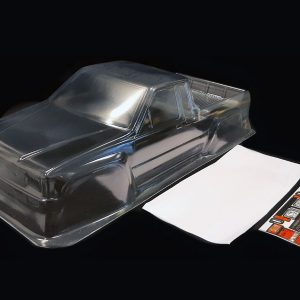 Carrozzeria scaler PICK-UP GIAPPONESE DEL 1985 DA 313 MM CON DECORAZIONE E COPERTURA DEL FINESTRINO  H-SPEED ​​(SIMILE ALLA TOYOTA HILUX SR5 DEL 1985) cod.hspl001