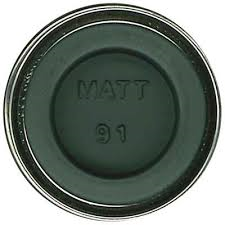 Humbrol Black Green – Matt (14 ml) cod.91