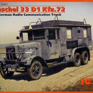 ICM Henschel 33D1 Kfz.72 WWII German Radio Communication Truck 1/35