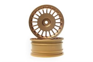 Kyosho cerchi impreza 24mm gold 2pz