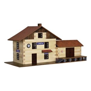 Stazione ferroviaria kit legno n.36