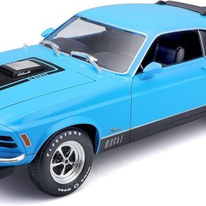 MAISTO Ford Usa Mustang Mach-1 1970 Blue Black 1/18cod.MI31453B